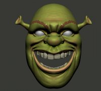 Shrek fan art 3d print model 3D Print Model in Monsters & Creatures 3DExport