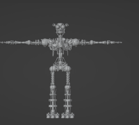 Endo The Skeleton 3D Printed Action Figure (Digital Files) – Toy Forge