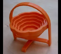 Collapsible Basket (optimized) by 3D Printing World, Download free STL  model