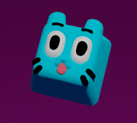 STL file Gumball Watterson - Wall STL 👾・3D printer model to download・Cults