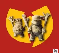 STL file Turtle Ninja Hand 🐢・3D printable design to download・Cults