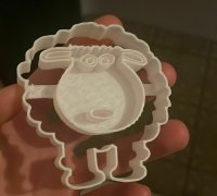Sheep Cookie Cutter - Easter Cookie Cutter - 3D Printed Cookie Cutter -  TCK85195