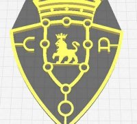 Free STL file ATHLETIC CLUB BILBAO SHIELD 🛡️・Template to download and 3D  print・Cults