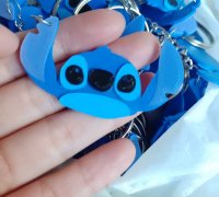STL file 5 Keychain Disney Stitch 🗝️・3D printing template to download・Cults