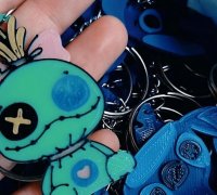 STL file Stitch keychain・3D printable design to download・Cults