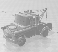 3d tow mater car model
