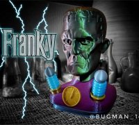 3D file Franky Shogun, General Franky or Iron Pirate fanart 🏴‍☠️・3D  printing design to download・Cults