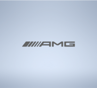 STL-Datei AMG LED-Schild 118cm 🚗・Design für 3D-Drucker zum  herunterladen・Cults