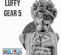 3D file ONE PIECE LUFFY GEAR 5 MANGA PRINT - 2 COLOR MULTICOLORED PRINT  ⚙️・Design to download and 3D print・Cults
