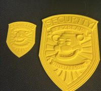 fnaf security badge 3D Models to Print - yeggi