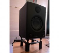 Speaker Stand for Monitor Speakers (here: PreSonus Eris E3.5) by Joerg_H, Download free STL model