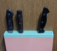 Free STL file Safe To Dry Kitchen Knife Holder 🔪・3D printable object to  download・Cults