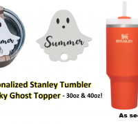 Stanley Tumbler Accessories Halloween - Ghost Tumbler Custom Name