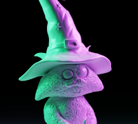 STL file SMURF CAT - Smurf meme 🐱・3D printer model to download・Cults