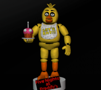 STL file Nightmare Freddy Fazbear ( Five Nights At Freddy / FNAF ) 🎮・3D  printable model to download・Cults