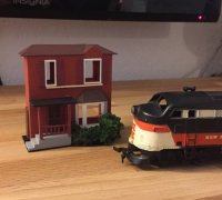 H.O Scale More Abandoned Shantys AB2 3D Printed 