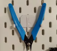 Small pliers hanger for Ikea Skadis (for painted boards) by sacrilegor, Download free STL model