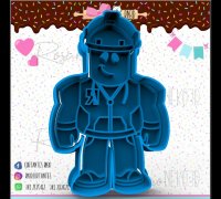 STL file Roblox face cookie cutter 🍪・3D print design to download