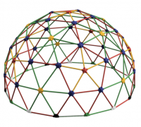 Geodesic Dome hubs for popsicle sticks by flipmarley, Download free STL  model