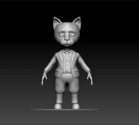 Smurf Cat by coop, Download free STL model