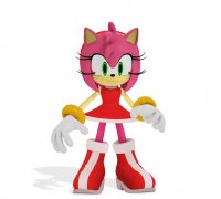 STL file Amy Rose - Sonic Franchise Collection 🌹・3D printer