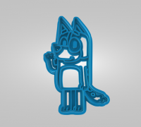 STL file Bluey , Bingo , Chattermax Fondant Cookie Cutters 7 cm 🍪・3D  printable model to download・Cults