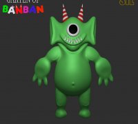 NABNAB FROM GARTEN OF BANBAN 3 FAN ART V.2, BGGT, 3D models download