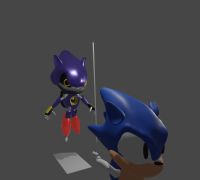 Super Sonic - Sonic the Hedgehog - Fan Art - 3D model by printedobsession  on Thangs