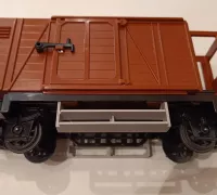 STL file Playmobil Eisenbahn / Playmobil Train / Playmobil