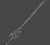 crystal sword 3D model