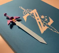 Master Sword Bookmark by TheNewBornNibbler - Thingiverse