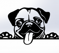STL file pug mannequin - mannequin of pug dog 🐶・Model to download and 3D  print・Cults