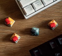 STL file Jujutsu Kaisen Keycaps Vol I - Mechanical Keyboard ⌨️・Template to  download and 3D print・Cults
