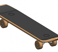 Free STL file SkateBoard・Object to download and to 3D print・Cults