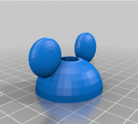 Stl file of Straw topper D2 mouse for 3d printing 3D model 3D