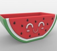 3D file Watermelon puzzle - Quebra cabeça da melancia 🍉・3D