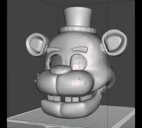 3D printed Withered Freddy Mask (FNAF / Five Nights At Freddy's