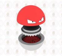 Free STL file Hisuian Voltorb (Happy) 🐉・3D printing template to