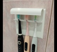Free STL file Toothbrush holder,Porta spazzolino 🪥・3D printer