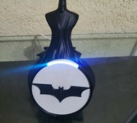 Free STL file  echo dot 3 bat signal holder 🦇・Template to download  and 3D print・Cults