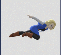 Free STL file Android 18 Mesh 3D (Dragon Ball) 🤖・3D printing idea to  download・Cults