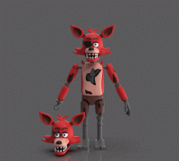 STL file Withered Foxy ( FIVE NIGHTS AT FREDDY'S / FNAF ) 🎮・3D