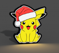 STL file POKEMON PIKACHU・Template to download and 3D print・Cults