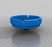 3D Printable no spill cup holder ( 14 cm and 20 cm ) by Happy Trigger