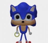 3D file Funko Pop Sonic with Gem 💎・3D printable design to download・Cults