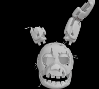 3D file FNAF / Five Nights at Freddy's Springtrap Head For Cosplay Or  Animatronics 🎃・Design to download and 3D print・Cults
