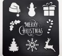 Merry Christmas Stencils santa Claus Stencils Snowman - Temu Australia