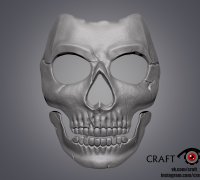 STL file GHOST FACE MASK - CALL OF DUTY - MODERN WARFARE 👻・3D printable  model to download・Cults