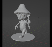 STL file SMURF CAT - SMURF MEME 🐱・Model to download and 3D print・Cults