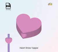 STL file Barbie Starbucks Straw Topper ☕・Template to download